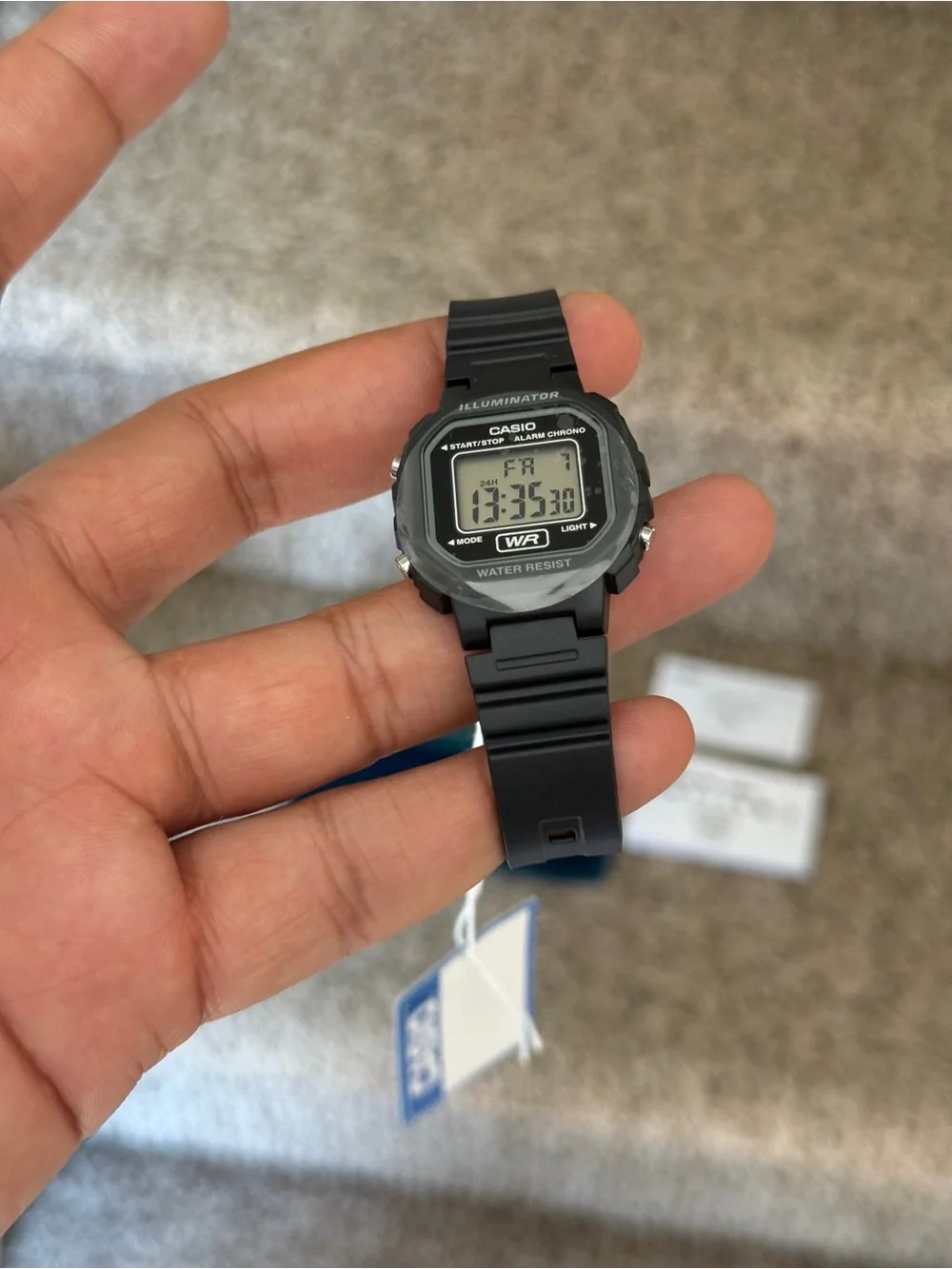 Casio Black womens Digital Illuminator Watch